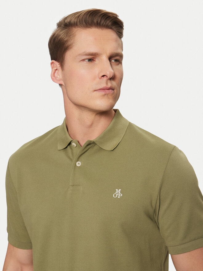 Marc O'Polo Marc O'Polo Poloshirt B21223053092 Khakifarben Regular Fit