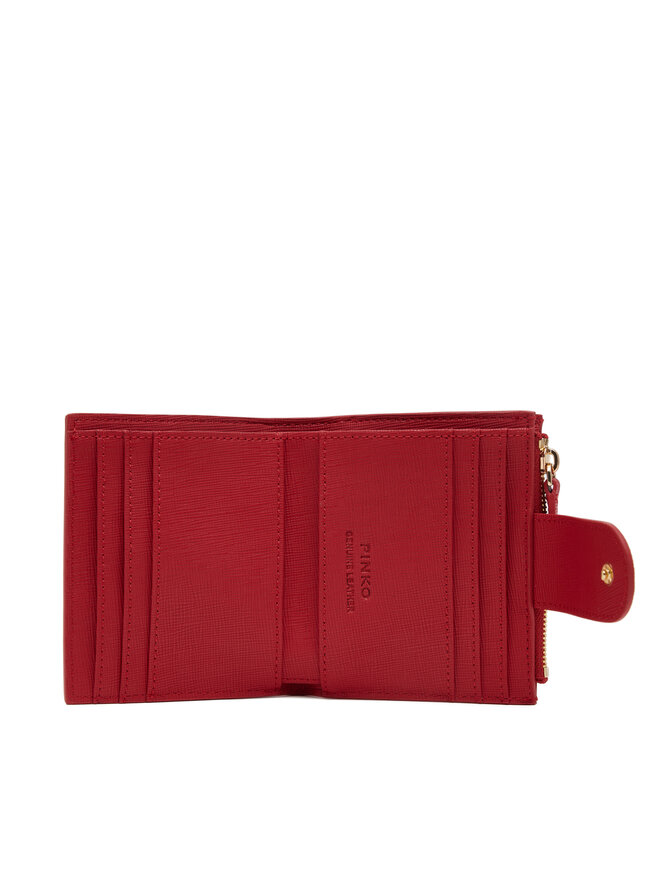 PINKO Mały Portfel Damski PINKO Multi Purpose Wallet PE 25 PCPL 103610 A29P Czerwony