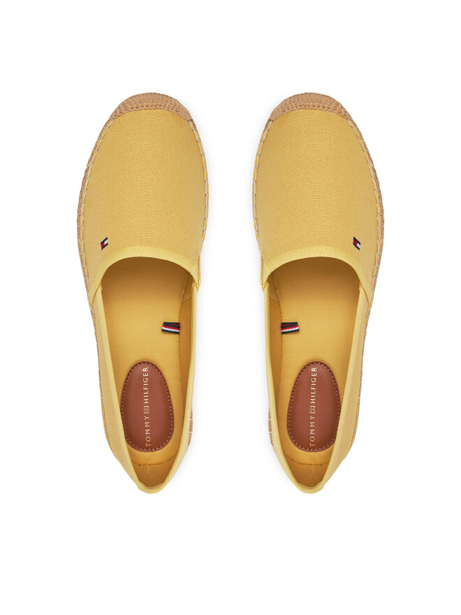 Tommy Hilfiger Espadrilles Tommy Hilfiger Flag Canvas Espadrille FW0FW08541 Sárga