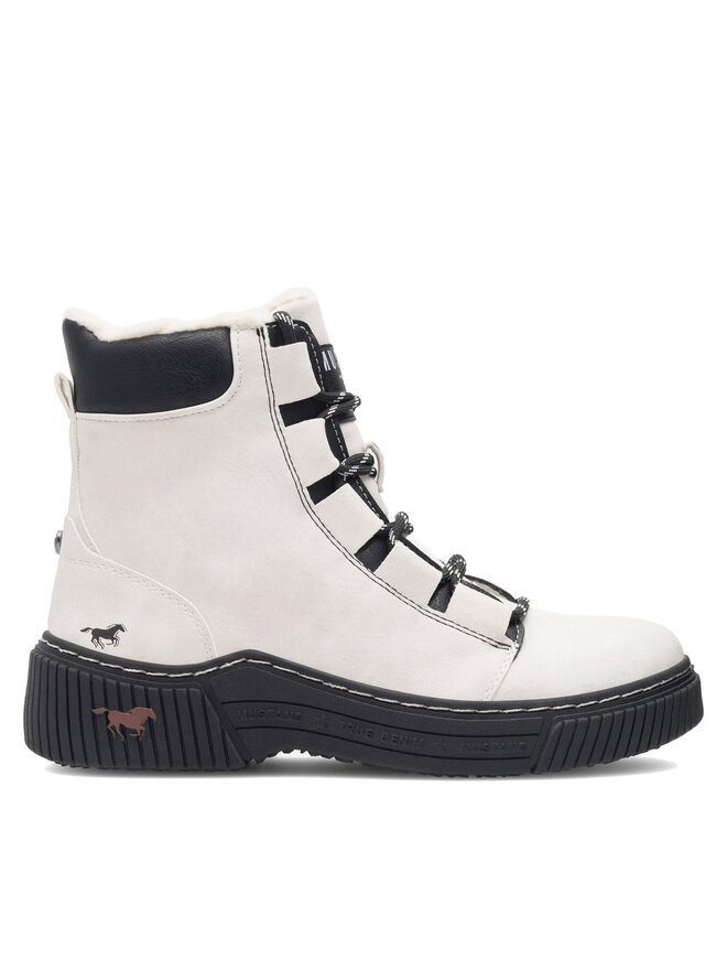 Mustang Botine Mustang 1436-605-203 Alb