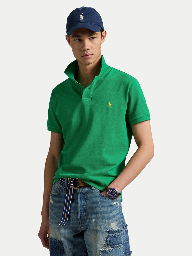 Polo Ralph Lauren Polo Ralph Lauren Поло 710536856456 Зелений Slim Fit
