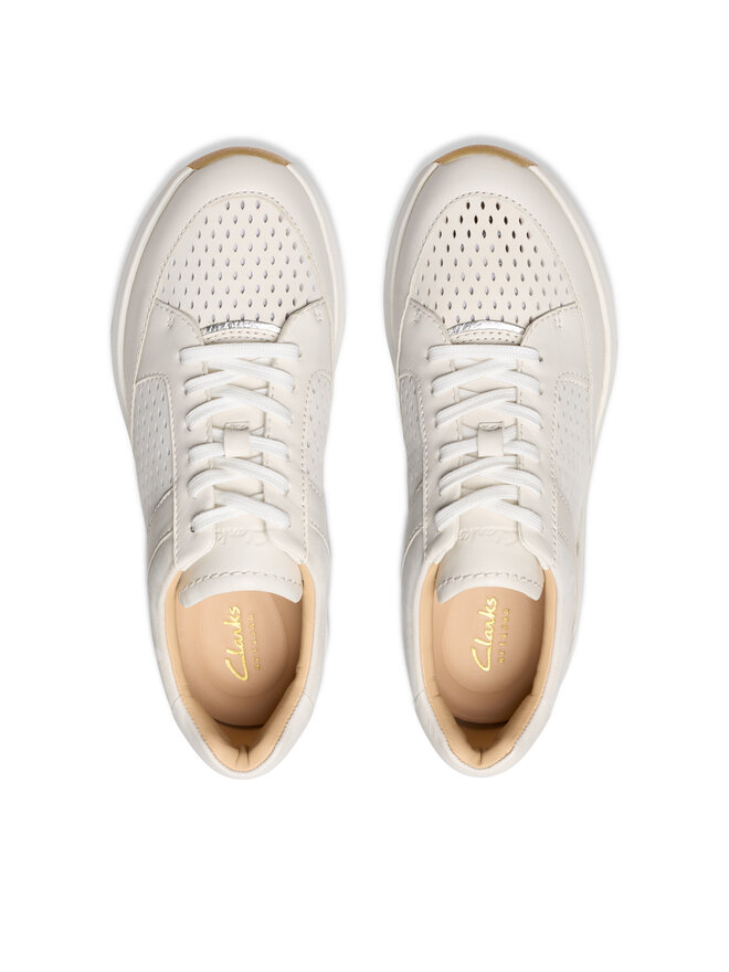 Clarks Sneakersy Clarks Tivoli Walk 26181361 Bílá