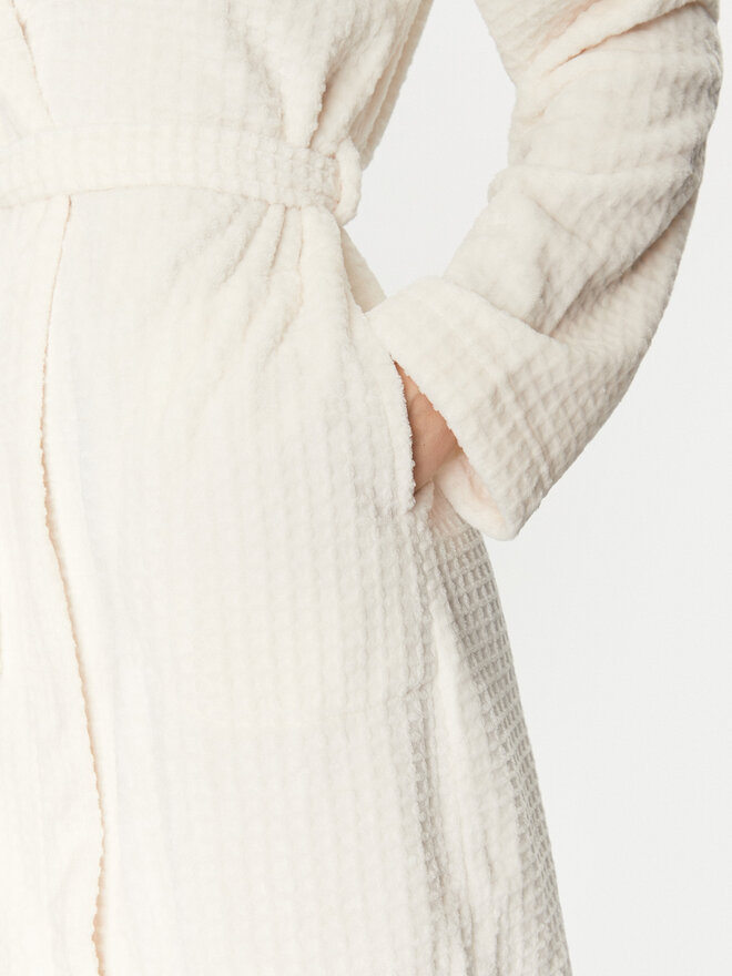 Hunkemöller Hunkemöller Ρόμπα Waffle 301439 Λευκό