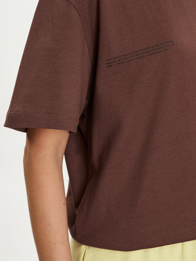 Pangaia Pangaia Camiseta 365 With C-Fiber Marrón Regular Fit