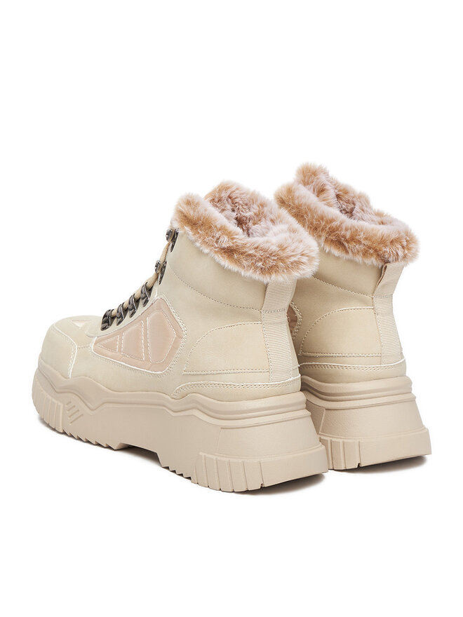 DeeZee Botines planos DeeZee HX24021-1 Beis