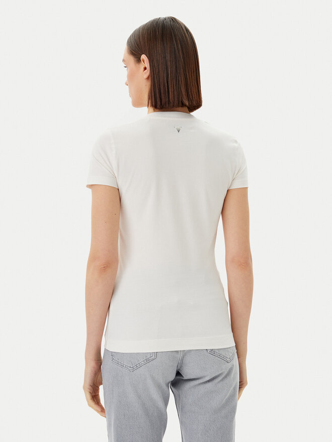 Guess Guess Camiseta W5GI10 J1314 Blanco Slim Fit