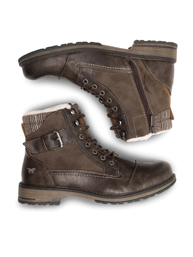 Mustang Schnürschuhe Mustang 4157-605 Braun