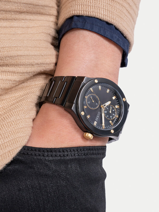 Guess Zegarek Guess GW0795G3 Czarny