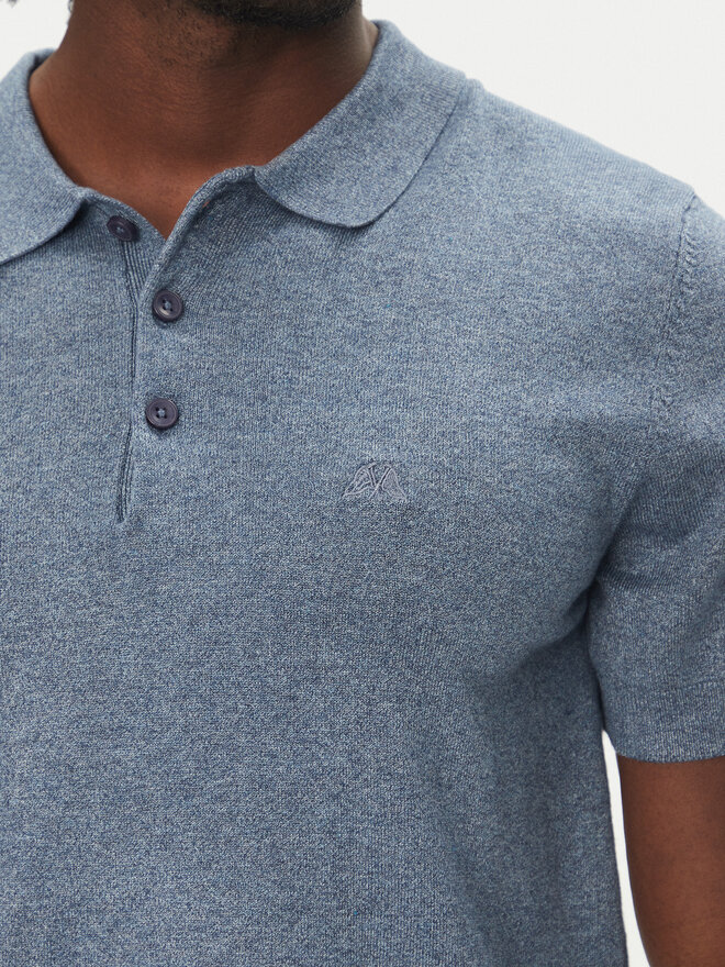 Lindbergh Lindbergh Pólóing 30-800159 Kék Slim Fit