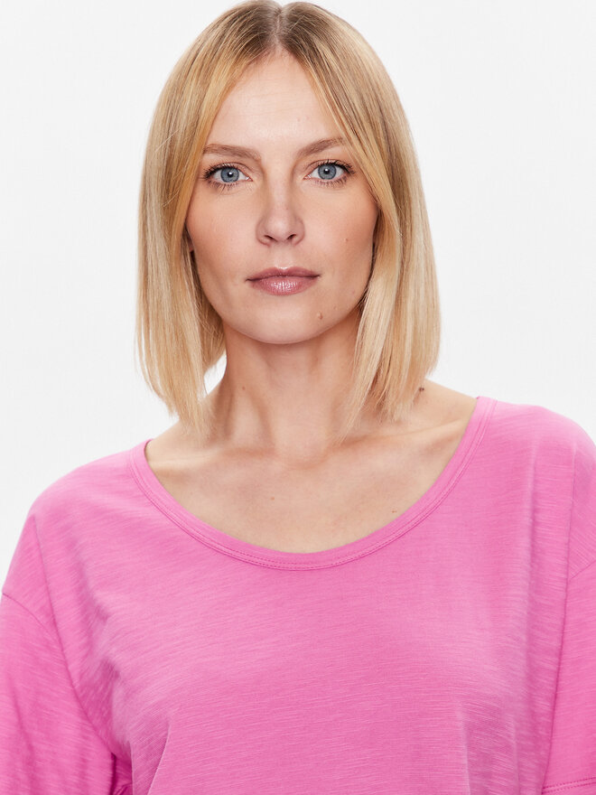 United Colors Of Benetton United Colors Of Benetton T-Shirt 3BVXD1033 Rosa Relaxed Fit