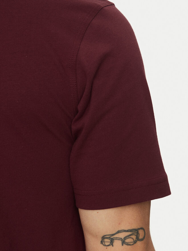 adidas adidas Camiseta Trefoil Essentials JC9992 Guinda/burdeos Regular Fit