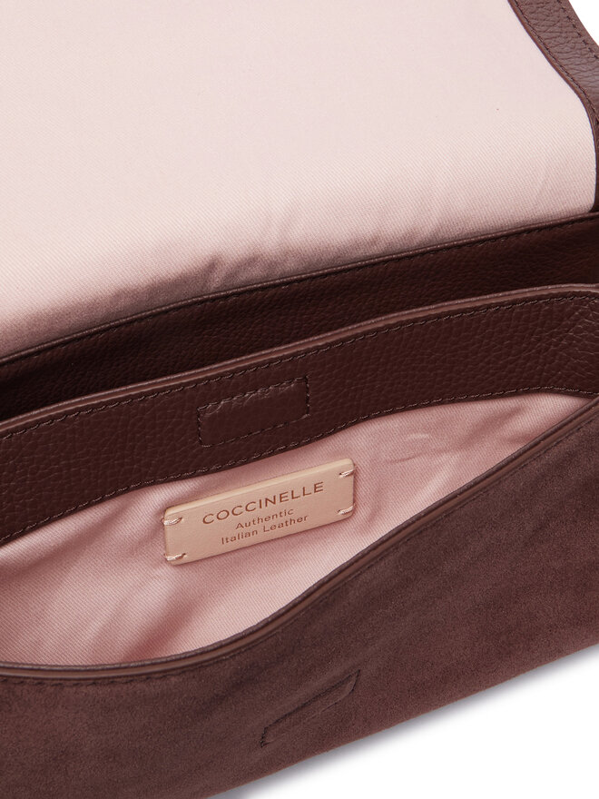 Coccinelle Handtasche Coccinelle P6P Boheme Suede Bimaterial E1 P6P 12 01 01 Dunkelrot