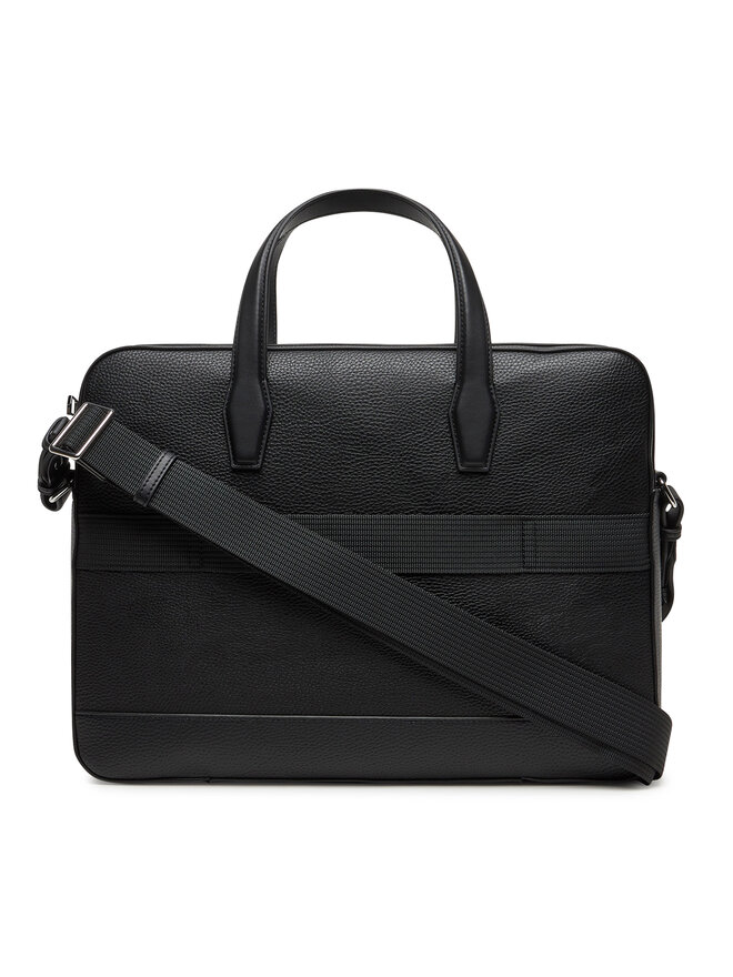 Tommy Hilfiger Taška na laptop Tommy Hilfiger Th Central Slim Computer Bag AM0AM13484 Čierna