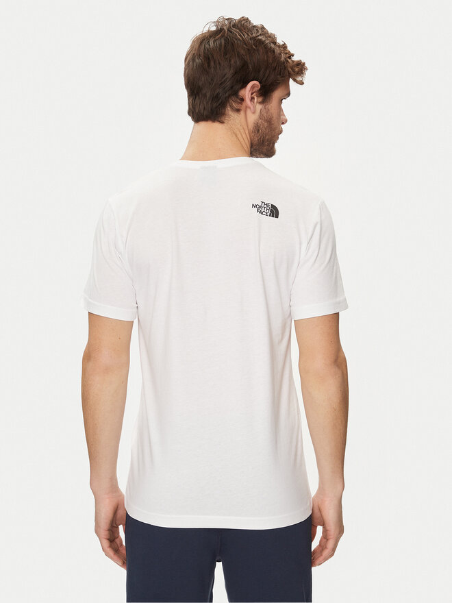 The North Face The North Face Marškinėliai Never Stop NF0A87NS Balta Regular Fit