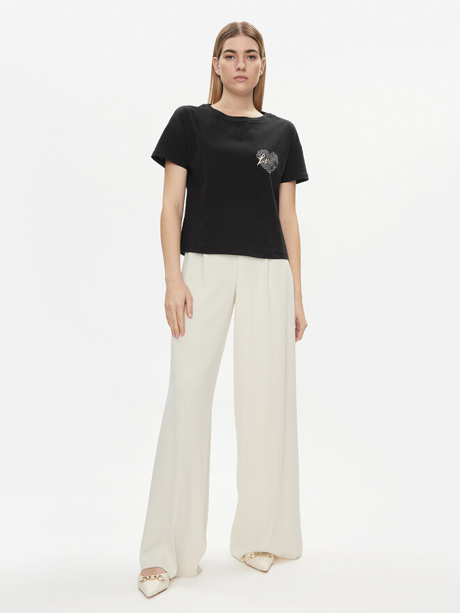 Liu Jo Liu Jo Camiseta VA4156 JS923 Negro Relaxed Fit