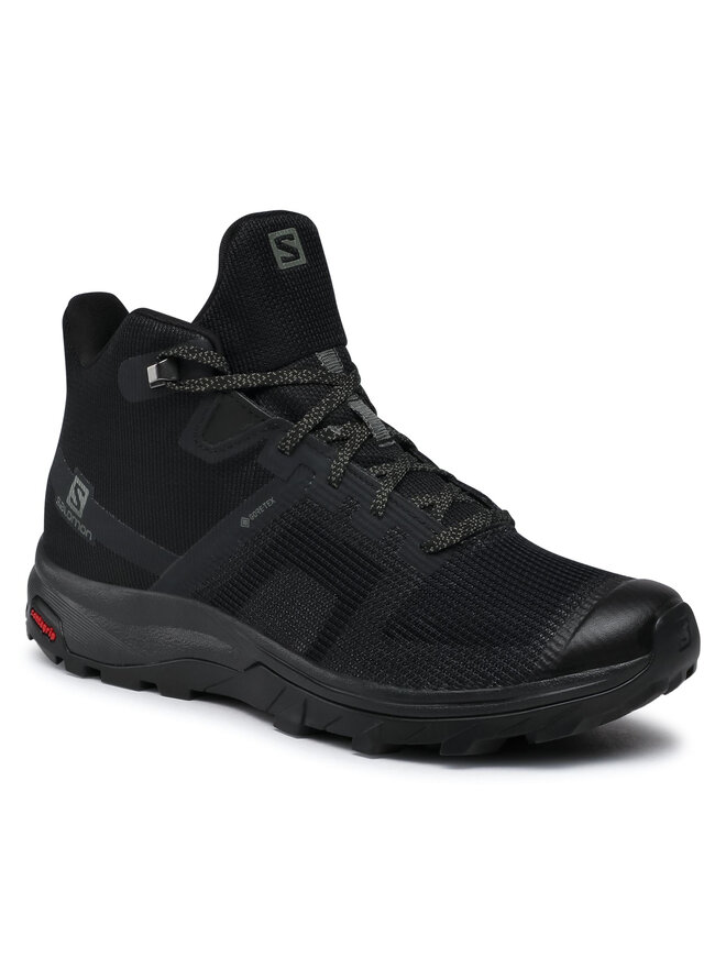 Chaussures de trekking Salomon Outline Prism Mid Gtx GORE TEX 411200 27 M0 Noir chaussures