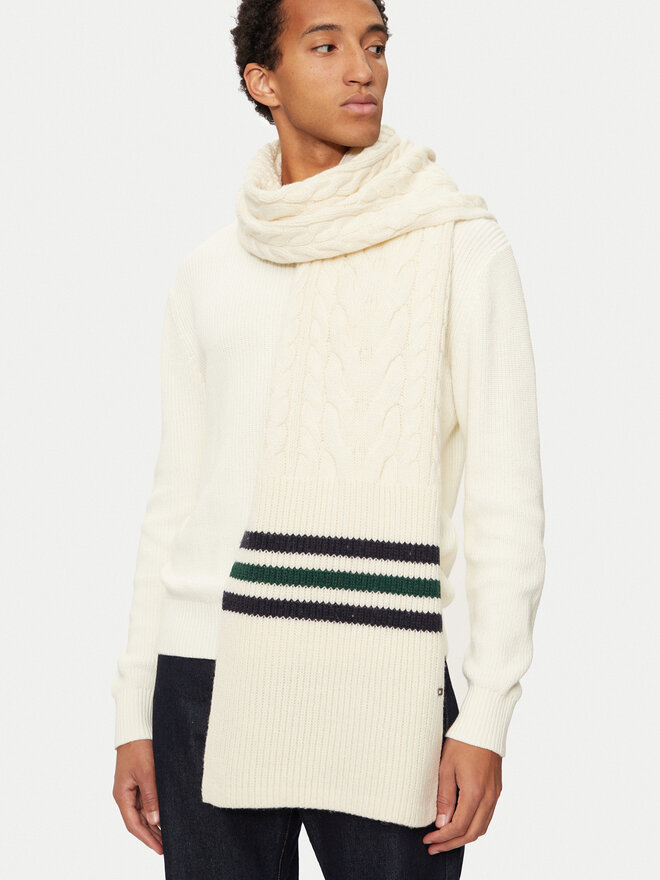 Tommy Hilfiger Зимен шал Tommy Hilfiger AM0AM12831 Екрю
