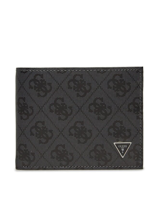 Guess Kleine Herren Geldbörse Guess SMVELE LEA20 Schwarz