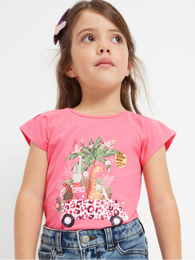 Mayoral Mayoral T-Shirt 3071 Ροζ