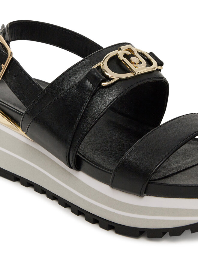 Liu Jo Sandále Liu Jo Maxi Wonder Sandal 30 BA5081 P0102 Čierna