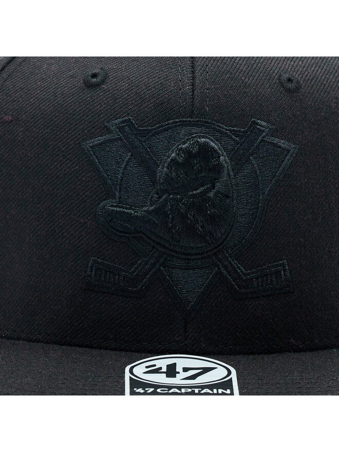 47 Brand Czapka z daszkiem 47 Brand NHL Anaheim Ducks No Shot '47 CAPTAIN H-NSHOT25WBP-BKJ Czarny