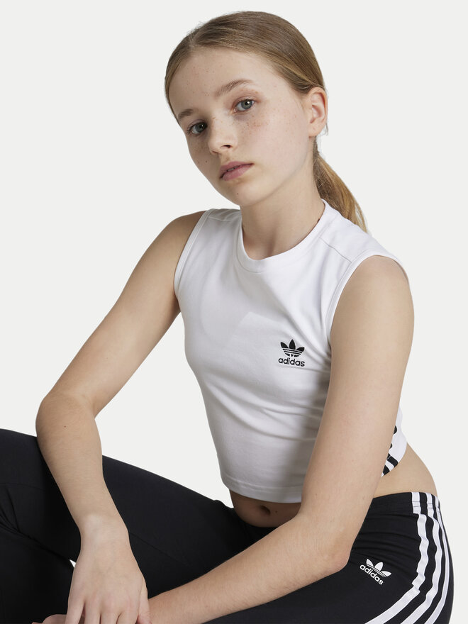 adidas adidas Felső Trefoil JE0514 Fehér Regular Fit