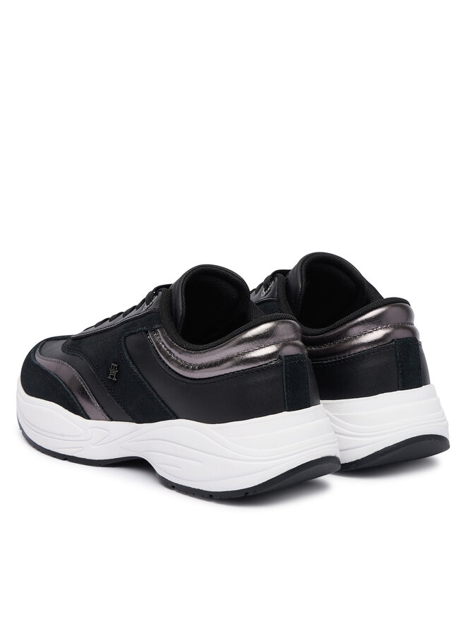 Tommy Hilfiger Sneakers Tommy Hilfiger Th Modern Sporty Runner Leather FW0FW09590 Schwarz