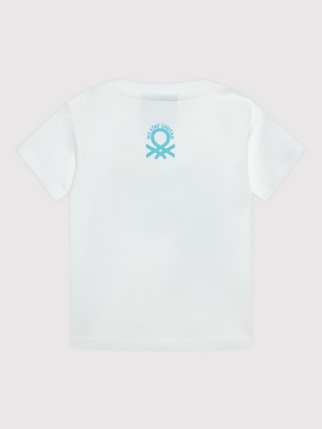 United Colors Of Benetton United Colors Of Benetton T-shirt 3096G103I Bianco Regular Fit