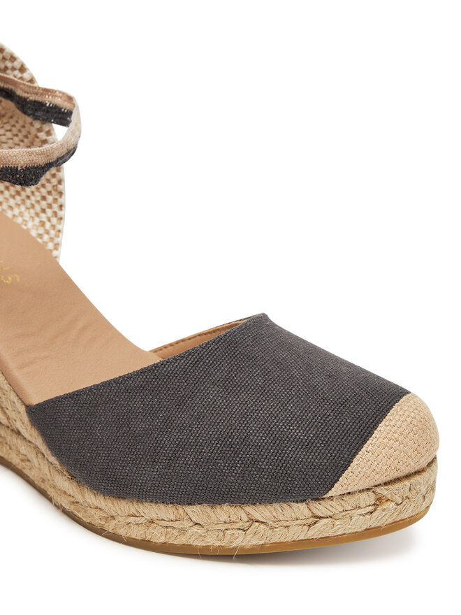 Genuins Espadrilky Genuins Zeland Canvas G105907 Černá