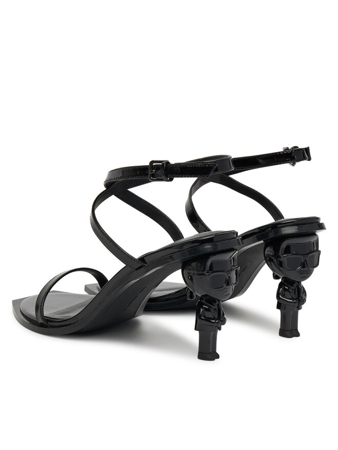 KARL LAGERFELD Сандали KARL LAGERFELD Nft Heel KL39115 Черен