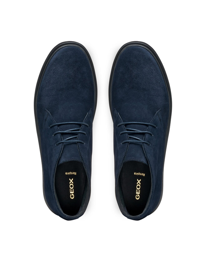 Geox Botines planos Geox U Massimiano U46H9A 00022 C4064 Azul marino