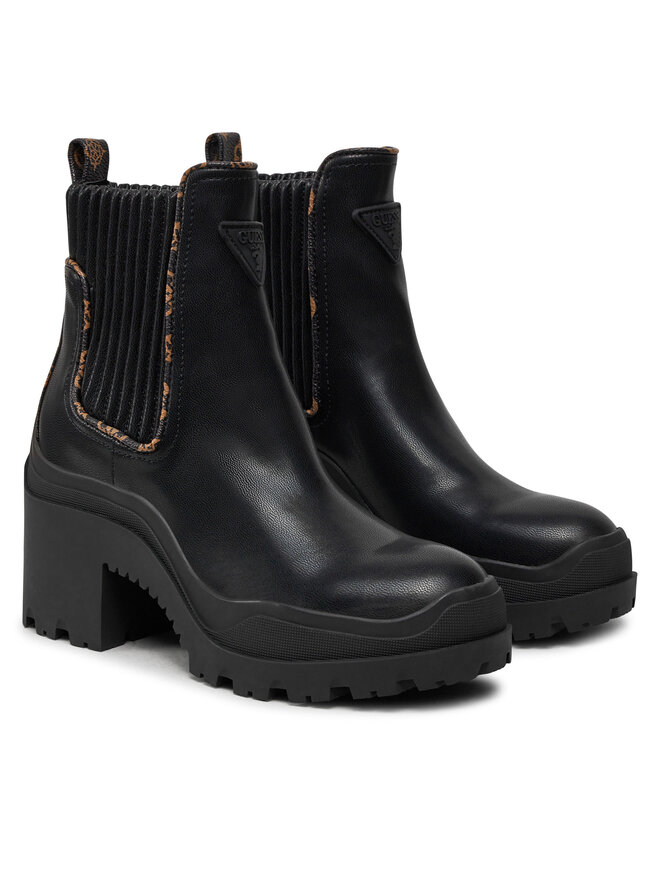 Guess Bokacsizma Guess Yvetten FLFYTT ELE10 Fekete