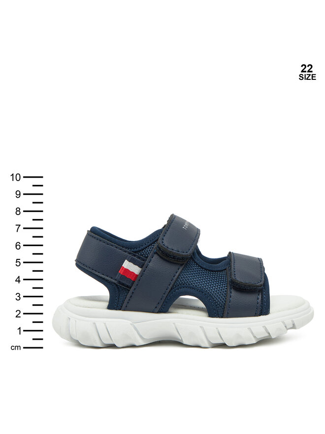 Tommy Hilfiger Sandalen Tommy Hilfiger Velcro Sandal T1B2-33898-1591 M Dunkelblau