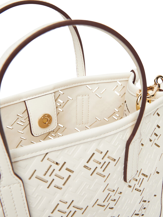 Tommy Hilfiger Bolso Tommy Hilfiger Th City Mini AW0AW17500 Écru