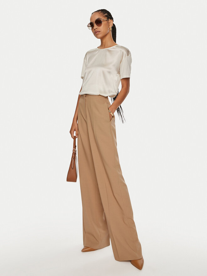 BOSS Boss Футболка Esandy 50457656 Écru Relaxed Fit