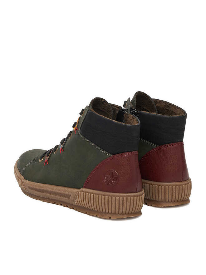 Rieker Schnürschuhe Rieker N0711-54 Grün
