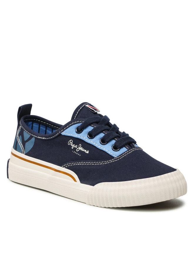 Pepe Jeans Tenisice Pepe Jeans Ottis Bamba PBS30525 Tamnoplava
