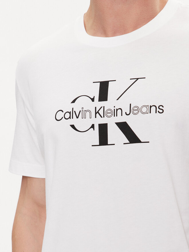 Calvin Klein Jeans Calvin Klein Jeans Camiseta Distrupted J30J325190 Blanco Regular Fit