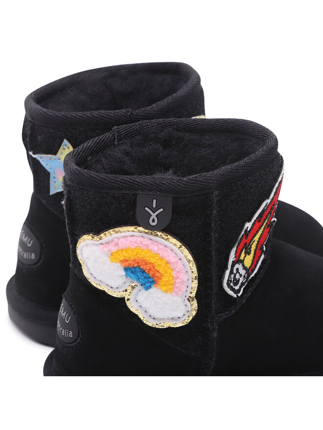 EMU Australia Schneeschuhe EMU Australia Wallaby Mini Play K12748 Schwarz