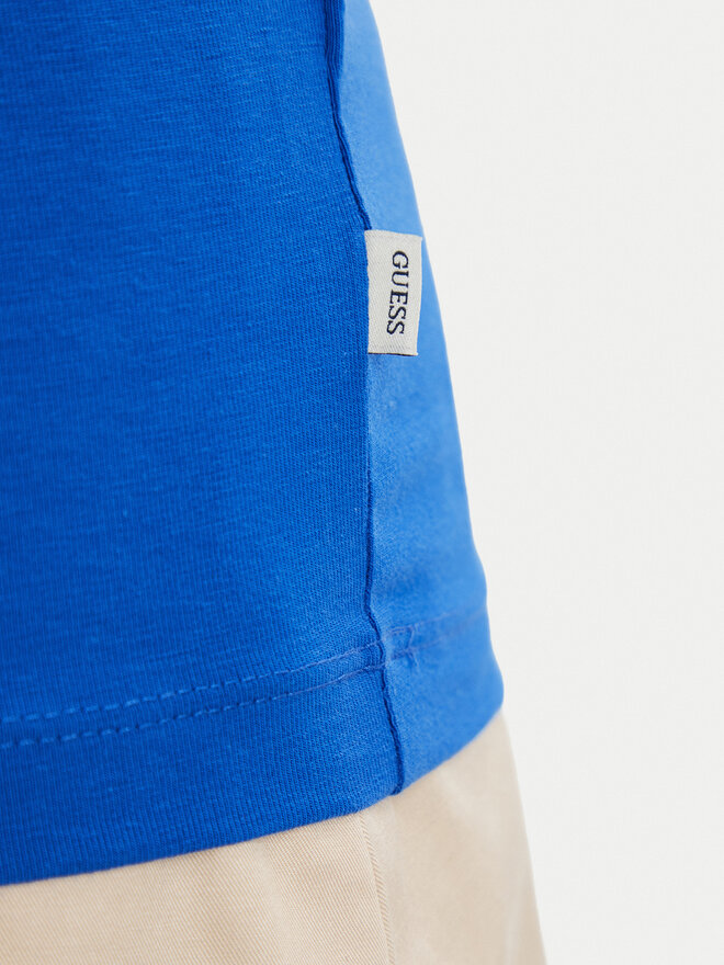 Guess Jeans Guess Jeans T-Shirt W6YI16 K3995 Blau Slim Fit