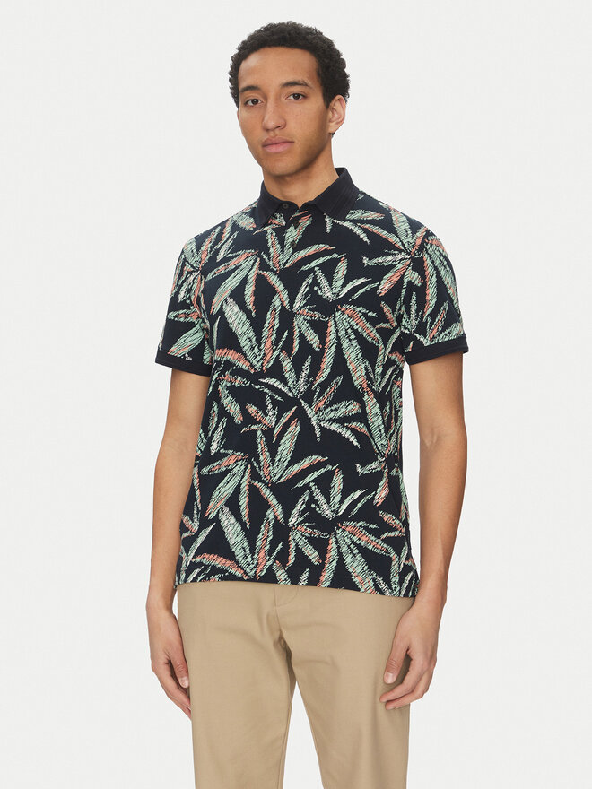 Tom Tailor Tom Tailor Polo marškinėliai 1045706 Tamsiai mėlyna Regular Fit