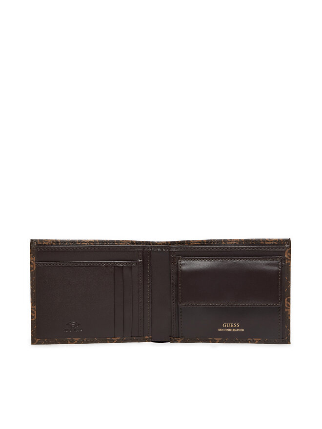 Guess Portafoglio grande da uomo Guess SMVELE LEA20 Marrone