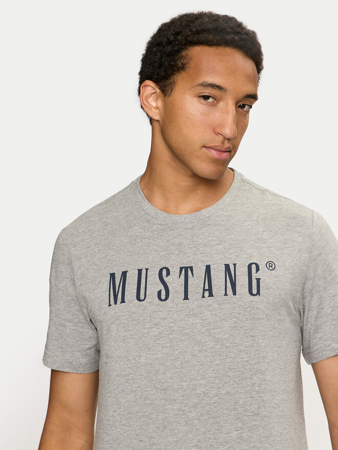 Mustang Mustang Camiseta Austin 1014695 Gris Regular Fit