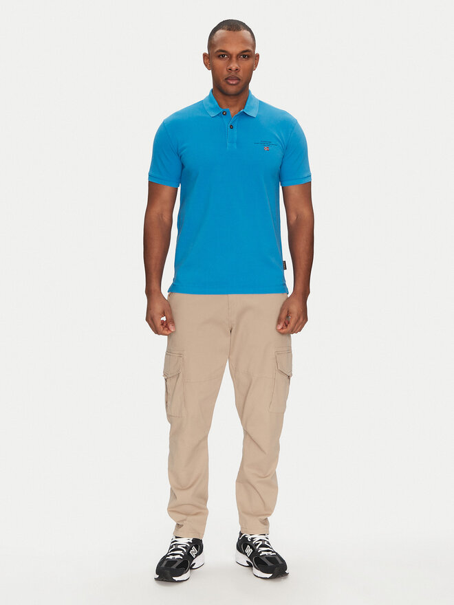 Napapijri Napapijri Poloshirt Elbas NP0A4GDL Blau Regular Fit