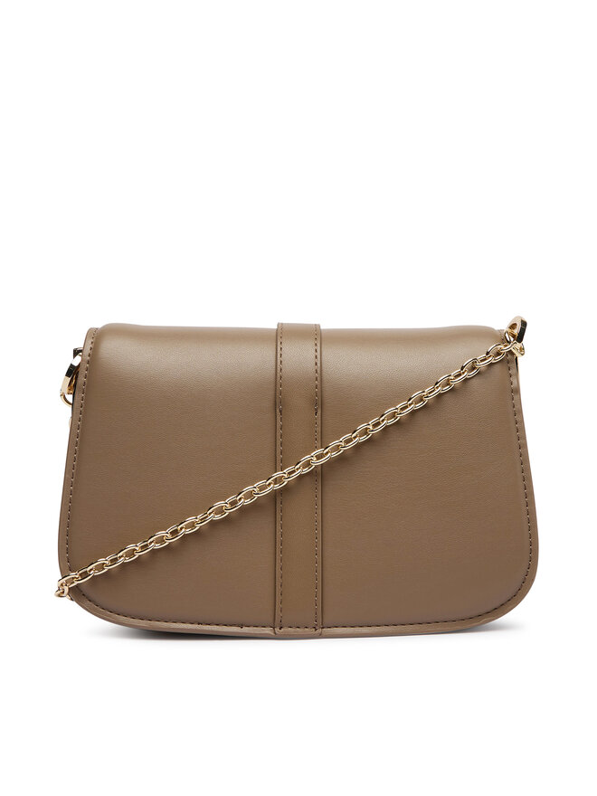 Tommy Hilfiger Handtasche Tommy Hilfiger Th Heritage Chain Crossover AW0AW19319 Beige