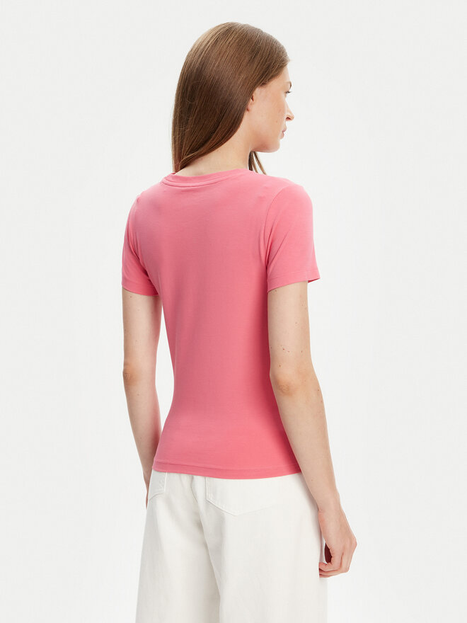 Guess Jeans Guess Jeans Camiseta W4YI03 J1314 Rosa Slim Fit