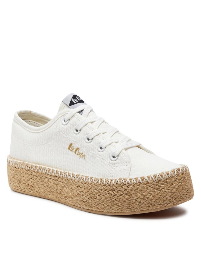Espadrilles Lee Cooper LCW 24 44 2410LA Blanc chaussures