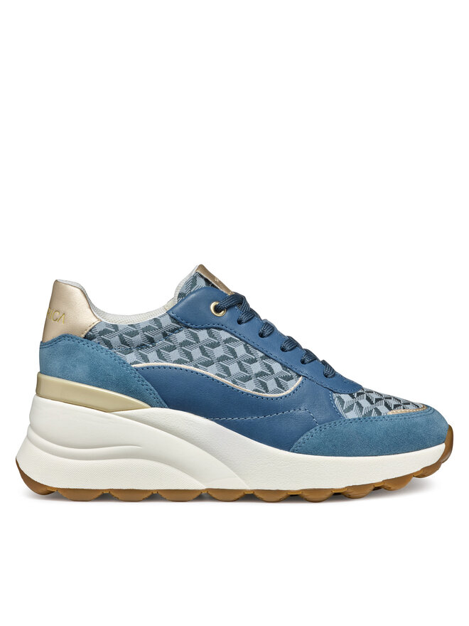 Geox Sneakersy Geox D Spherica Ec13 D45WAA 085DS C4005 Modrá