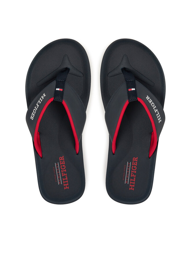 Tommy Hilfiger Infradito Tommy Hilfiger Padded Comfort Hilfiger B Sandal FM0FM05440 Blu scuro
