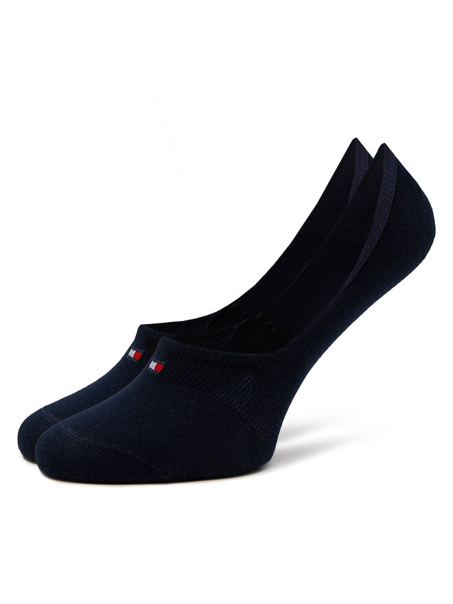 Tommy Hilfiger Σετ 2 ζευγάρια κάλτσες σοσόνια γυναικεία Tommy Hilfiger 701227565 Σκούρο μπλε